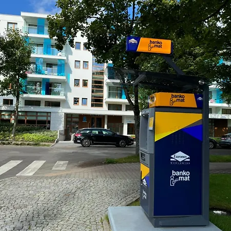 Апартаменты 4summer Blue Maris White Blue Sauna & Fitness & Parking 100 Metrow Do Pieknej Szerokiej Piaszczystej Plazy, 100 Meter Zu Einem Schoenen Breiten Sandstrand *