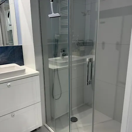 4summer Blue Maris White Blue Sauna & Fitness & Parking 100 Metrow Do Pieknej Szerokiej Piaszczystej Plazy, 100 Meter Zu Einem Schoenen Breiten Sandstrand Apartman *