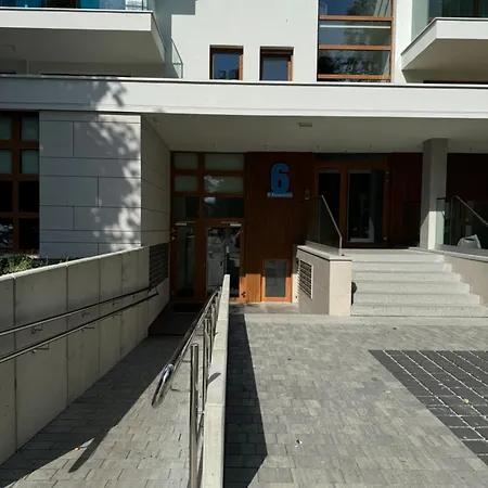 4summer Blue Maris White Blue Sauna & Fitness & Parking 100 Metrow Do Pieknej Szerokiej Piaszczystej Plazy, 100 Meter Zu Einem Schoenen Breiten Sandstrand Apartman