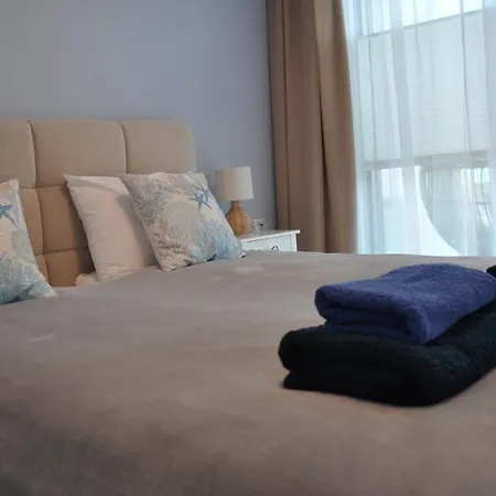 4summer Blue Maris White Blue Sauna & Fitness & Parking 100 Metrow Do Pieknej Szerokiej Piaszczystej Plazy, 100 Meter Zu Einem Schoenen Breiten Sandstrand Apartman